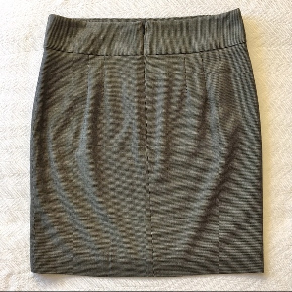 Banana Republic Pencil Skirt - Black/white Size 14 - Picture 5 of 8